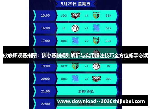 欧联杯观赛指南:核心赛制规则解析与实用投注技巧全方位新手必读 欧联杯观赛指南:核心赛制规则解析与实用投注技巧全方位新手必读